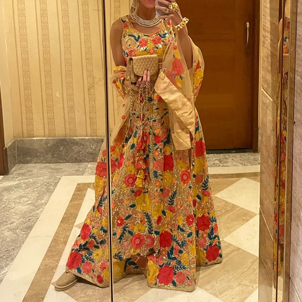 Colorful Sequin Lehenga